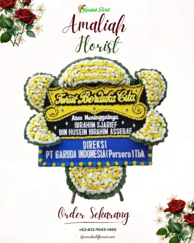 Papan Bunga Duka di Penengahan Raya